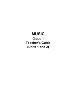 Music Teacher`s Guide