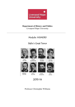 ma history - Liverpool Hope University