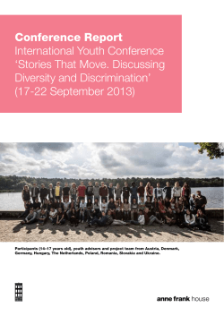International Youth Conference-Stories that move