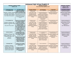 English III - Lakewood City School District