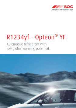 R1234yf &ndash; Opteon&reg; YF.