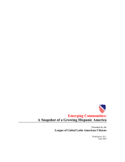 Emerging Communities