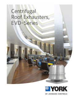 Centrifugal Roof Exhausters, EVD-Series