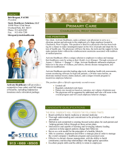 Primary Care - Steele Healthcare Solutions