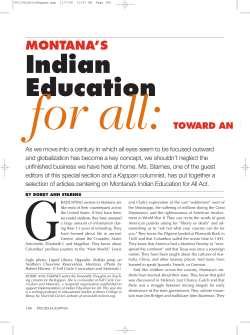 Montana`s Indian Education for All