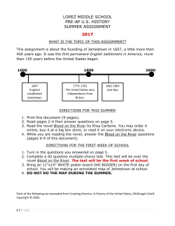 lopez middle school pre-ap us history summer