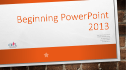 Beginning PowerPoint 2013
