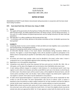 2013-14 SAISA South Points #1 September 28th