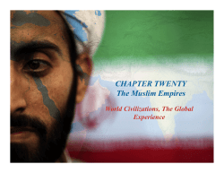 Chapter 20:The Muslim Empires