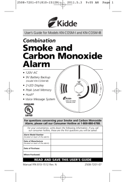 User`s Guide for Models KN-COSM-I and KN-COSM-IB
