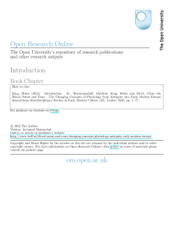 - Open Research Online