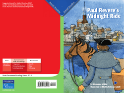 Paul Revere`s Midnight Ride