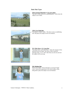Basic Shot Types