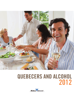 quebecers and alcohol