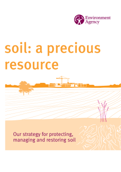 Soil : a precious resource - Food Climate Research Network