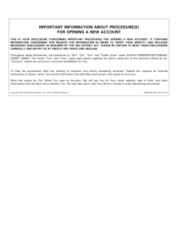 Privacy Policy - Ocean Communities Federal Credit Union