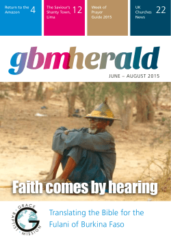 Faith comes by hearing - Grace Baptist Mission