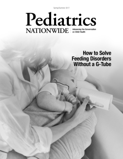 How to Solve Feeding Disorders Without a G-Tube