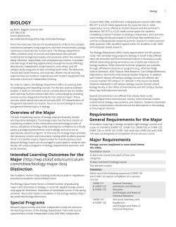 biology - St. Olaf Catalog