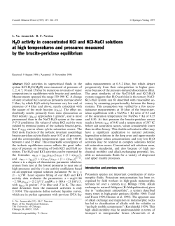 PDF available - Institute of Experimental Mineralogy
