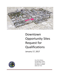 Downtown Opportunity Sites Request for