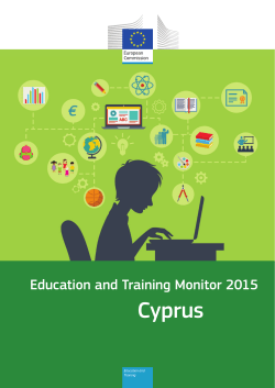 Education and Training Monitor 2015