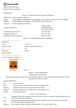 Barium Hydroxide Fisher