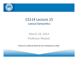 CS114 Lecture 15
