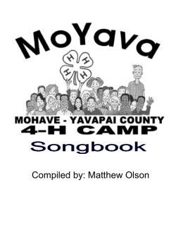 Compiled by: Matthew Olson