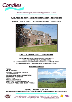 available to rent near auchterarder perthshire kirkton