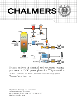 System analysis of chemical and carbonate looping processes in