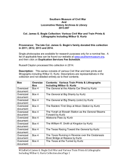 Col. James G. Bogle Collection - The Southern Museum of Civil War