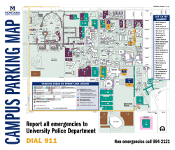 Campus Parking Map - Montana State University