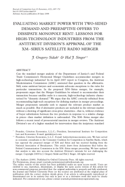 evaluating market power with two-sided demand