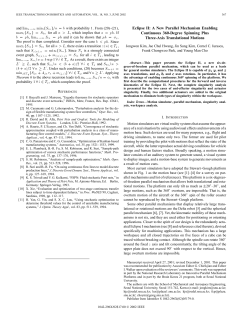 Eclipse II: a new parallel mechanism enabling