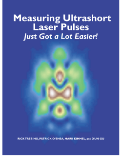 Measuring Ultrashort Laser Pulses