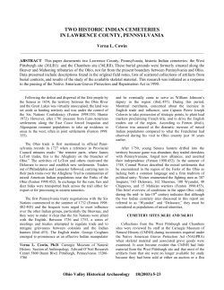 two historic indian cemeteries in lawrence