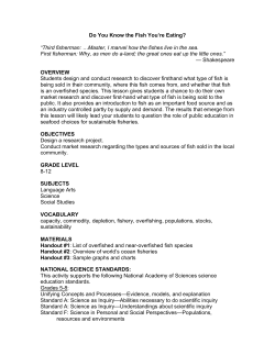 Empty Oceans, Empty Nets / Farming The Seas