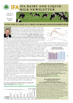October-2016-newsletter - Irish Farmers` Association
