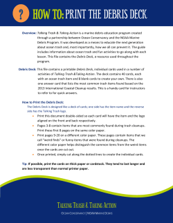 how to: print the debris deck