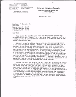 Mr. Edwin F. Scheetz, Jr. President . Moore
