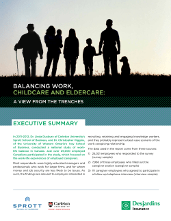 balancing work, childcare and eldercare