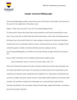 Sample Annotated Bibliography
