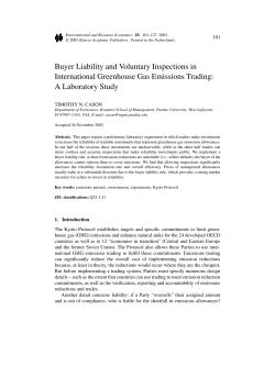 Buyer Liability and Voluntary Inspections in International