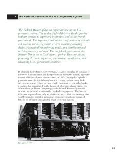 The Federal Reserve System Purposes and Functions