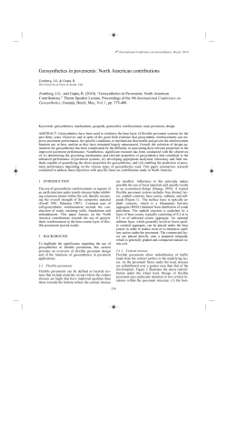 Geosynthetics in pavements: North American contributions