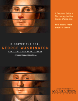 A Teachers` Guide to Discovering the Real George Washington: