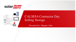 Panel 5 - Selling Storage 101 - SolarEdge 2.pptx