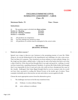 Paper 1 - Vrajbhoomi School