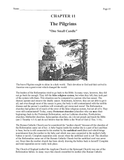 The Pilgrims - Middletown Bible church